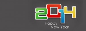 Happy New Year Banner: New Year Facebook Cover Photo 2014