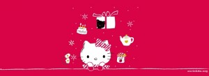 Hello Kitty, Christmas Presents! - Facebook Cover Photo
